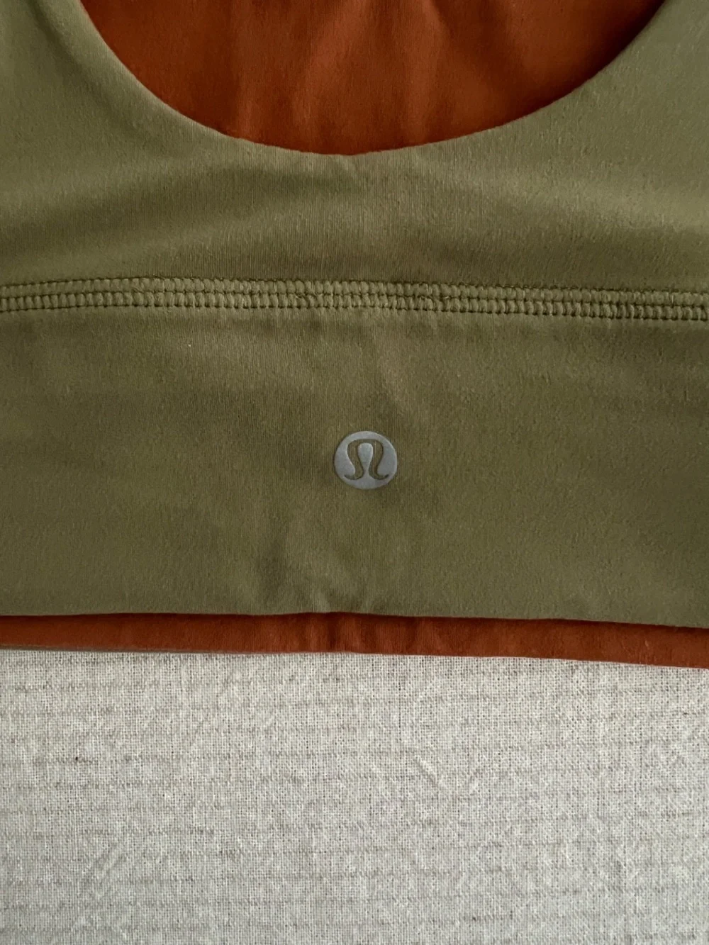 Lululemon Align Bra A/B Cup Bronze Green / Butternut Brown Size 8